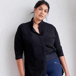 ADAY Something Borrowed shirt, Black, sz L